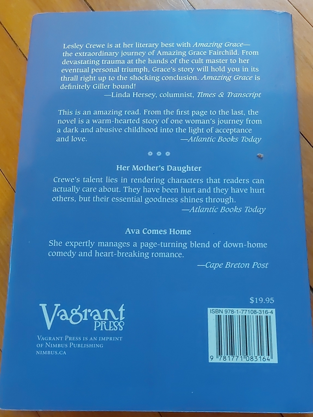 ๐5/$25 Amazing Grace By Lesley Crewe Softcover Book Paperback - Picture 3 of 6